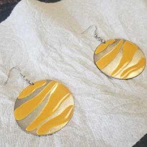 Zebra Slime Vintage Earrings